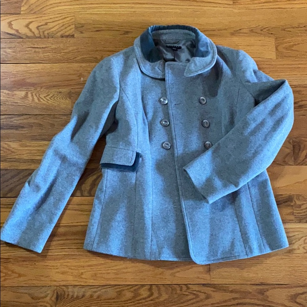 Cropped grey coat - Picture 1 of 4